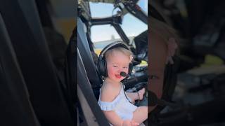 The cutest BlackHawk pilot 🚁👩‍✈️ 🎥 clarkfamilytodolist