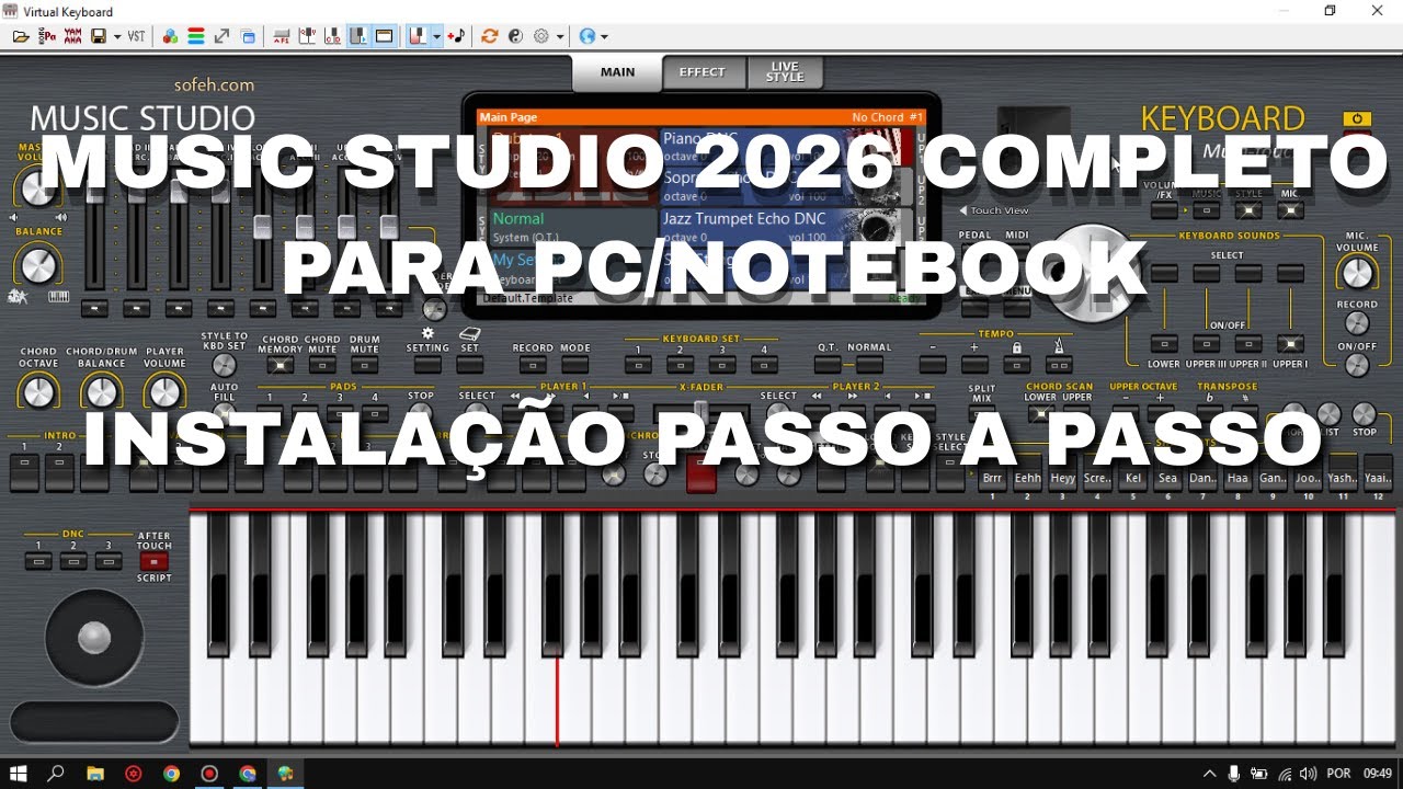 Como Instalar e Configurar o Music Studio no PC 🚀  (PASSO A PASSO 2026)