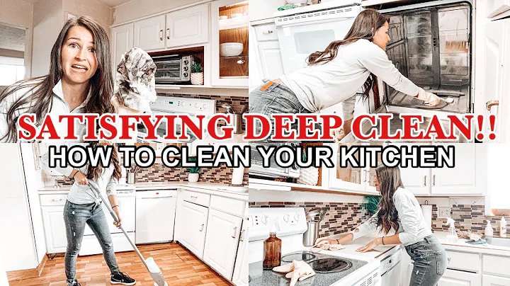 DEEP CLEANING MY MESSY KITCHEN | CLEAN WITH ME