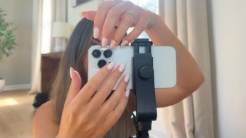 Lofi ASMR: camera tapping & hair brushing! no talking 