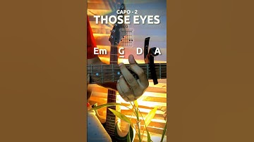 Thumbnail of Those Eyes New West Guitar Tutorial || Those Eyes Guitar Lesson #shorts