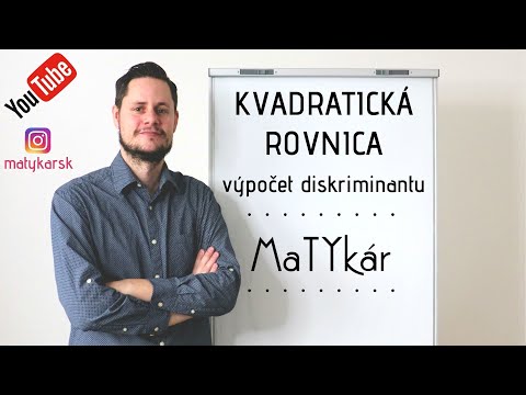 Video: Ako Riešiť Kvadratické Rovnice