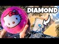 BOWLING BALL Vs. 1 CARAT DIAMOND from 45m!