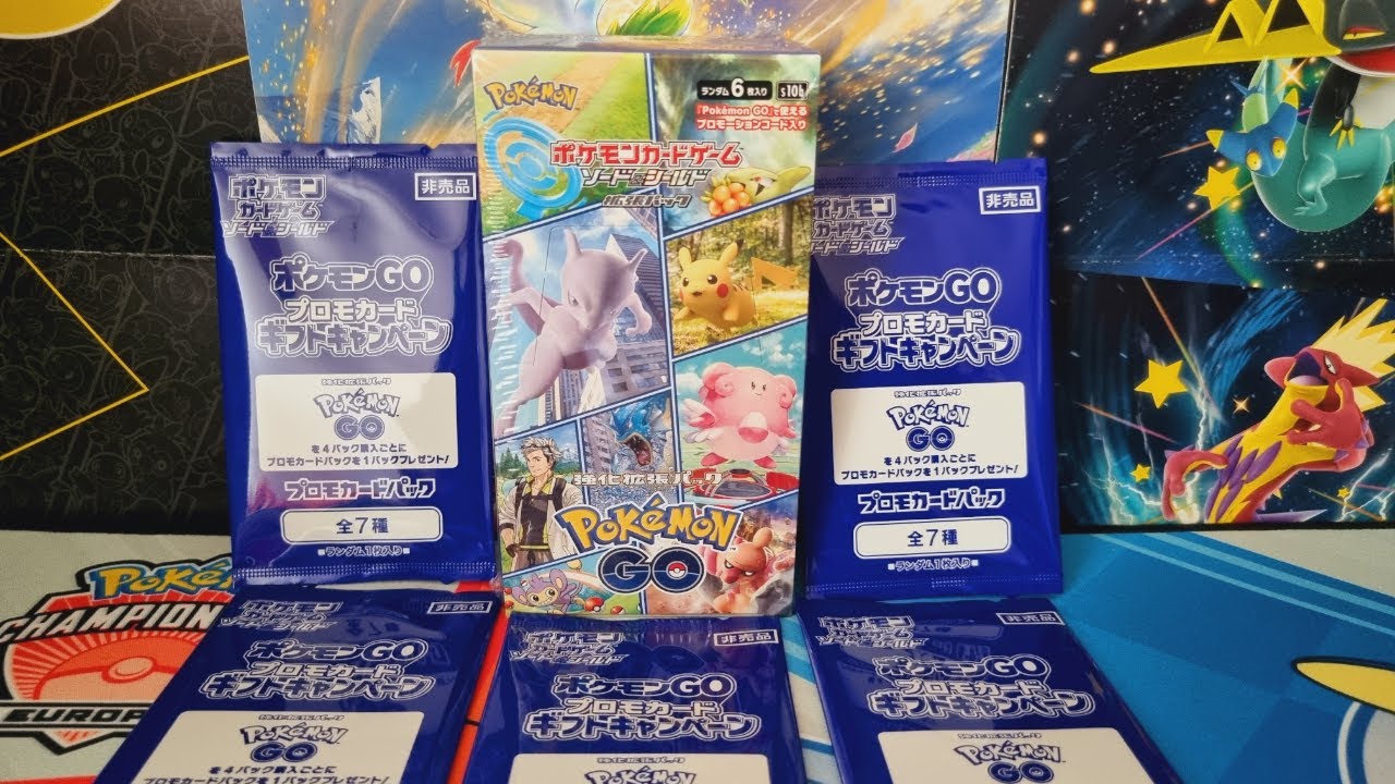 S10b Pokémon GO Display 2 & 5 Promo Boosterpacks! YouTube