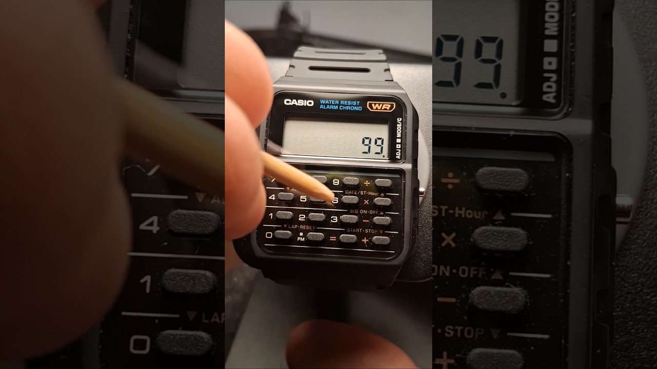 Часы-калькулятор Casio CA53W 