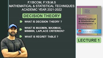 [#1] Decision theory | Decision under uncertainty | FYBCOM FYBMS  | SIRAJ SHAIKH