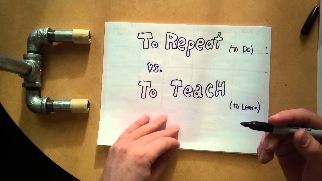 Repeat Lesson 0.07 Learn to Repeat vs. Learn to Teach - YouTube