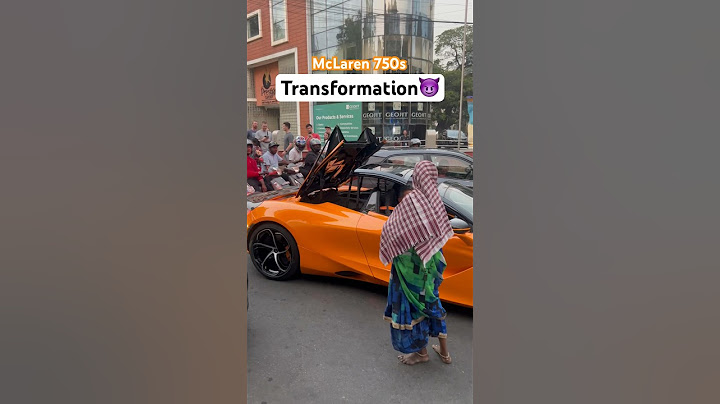McLaren 750s Transformation #supercars #bangalore