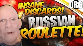OMG WORST RUSSIAN ROULETTE EVER - BIG DISCARD PACKS !!!