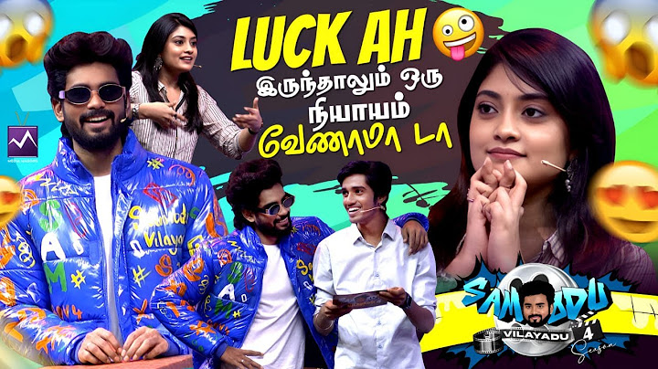Actress Ammu Abirami and Sakthi in Samodu Vilayadu Season 4 | Samvishal | Media Masons