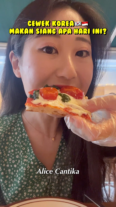 🇰🇷🇮🇩Cewek Korea Marketer Indonesia di Kantor | Makan Siang Apa Hari Ini? 🤤🍕#mukbang #makan