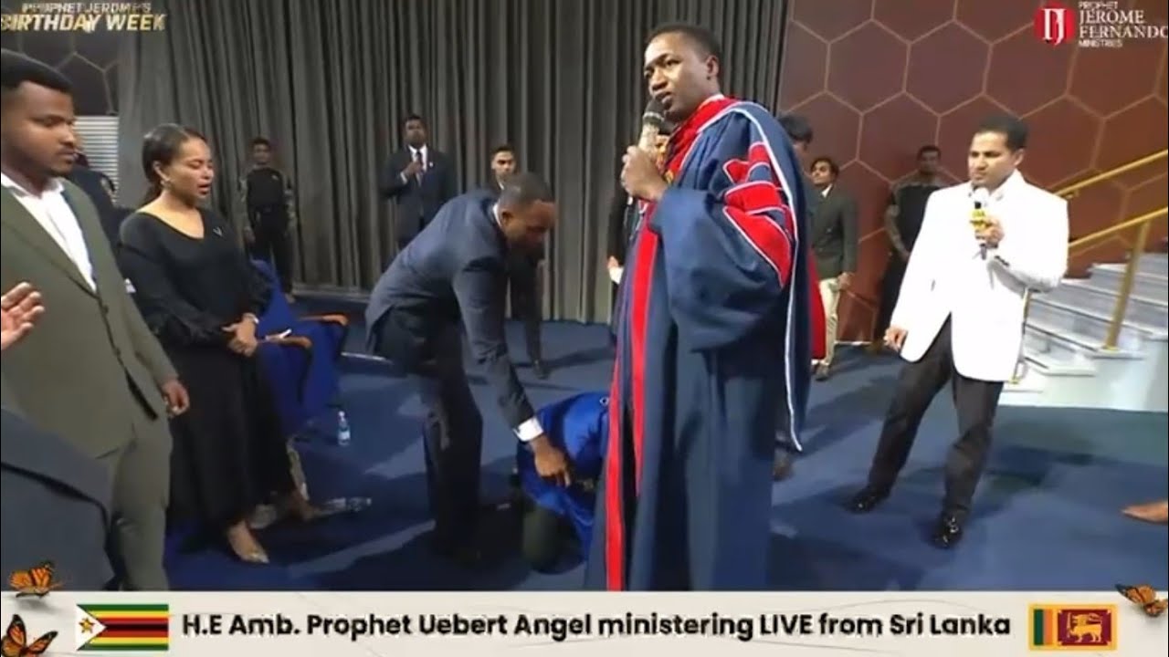 Prophet Charles, son of Prophet Jerome Fernando, received a declaration of his Spiritual Grandfather