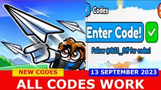 *ALL CODES WORK* [TRAILS] Yeet a Plane Simulator ROBLOX | NEW CODES | SEPTEMBER 13, 2023