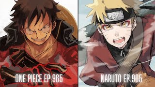 One Piece Ep 965 Vs Naruto Ep 965 Youtube