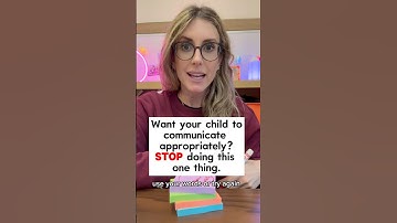 Want your child to communicate appropriately? Stop doing this one thing.