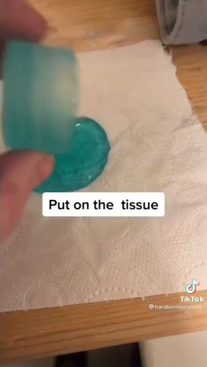 How to make hand sanitizer bombs