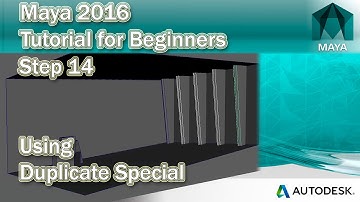 #14 Using the duplicate special tool in Maya 2016