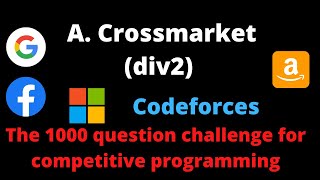 A. Crossmarket (Codeforces) || contest/1715/problem/A || Hindi Explaination