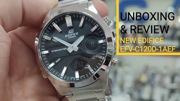 UNBOXING AND REVIEW CASIO EDIFICE EFV-C120D-1AEF