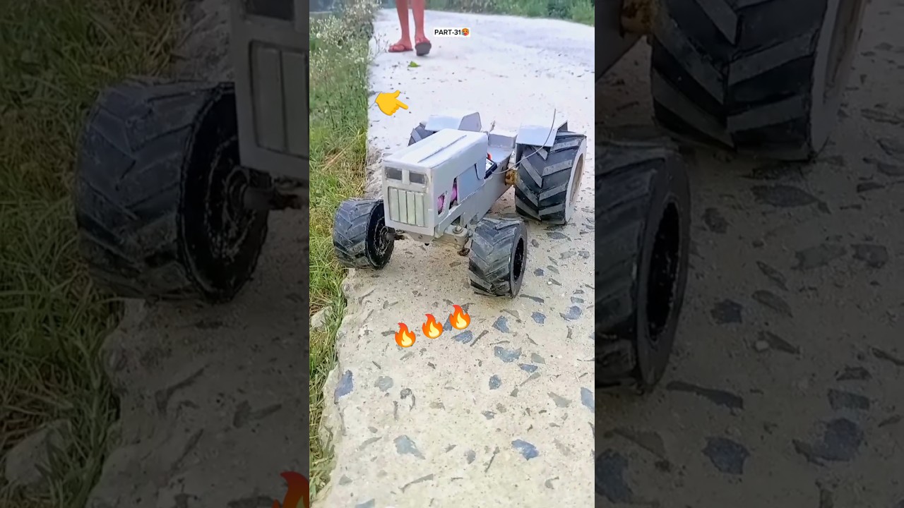 M I N I_T R A C T O R🥵M O D I F I E D🔥YouTube project viral project video#tractor#project#experiment
