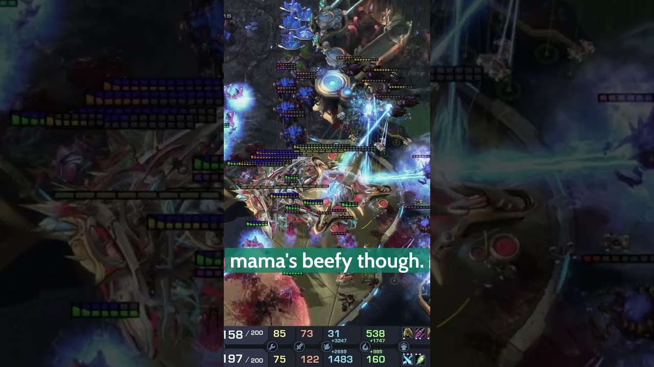 MaxPax's PERFECT Mothership Defense vs Zerg