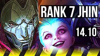 JHIN & Janna vs JINX & Thresh (ADC) | Quadra, Legendary, 19/2/10, Rank 7 Jhin | BR Master | 14.10