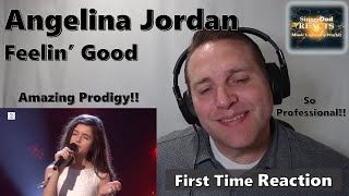 Classical Singer Reaction - Angelina Jordan | Feelin' Good. She's a 10-year-old professional artist!