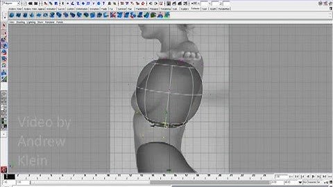 Maya Character Modeling: Female Torso pt. 1