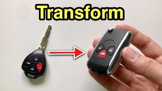 TOYOTA HILUX REMOTE FLIP KEY WITH PROGRAM INSTRUCTIONS NO DEALER NEEDED