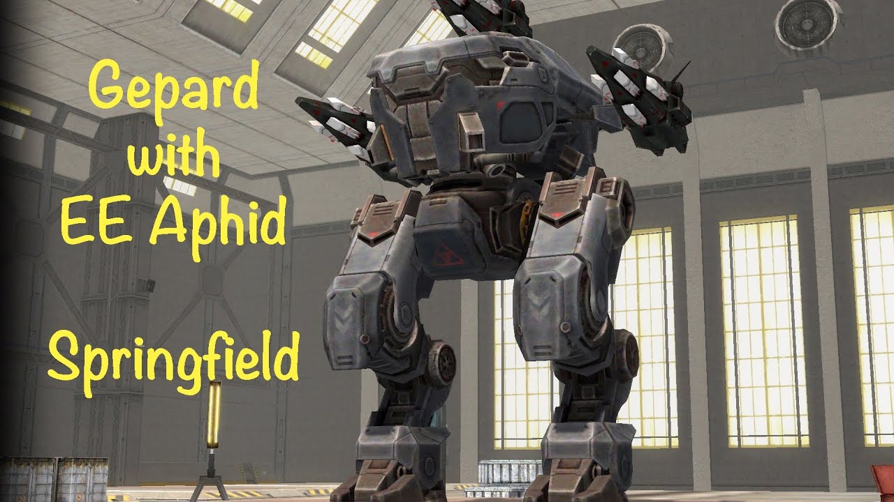 Gepard with 3 EE Aphid. Springfield gameplay.
