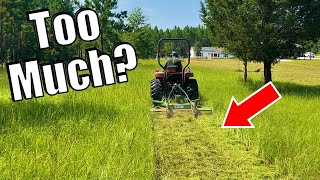 Making an Overgrown Hay Field Look Like a Golf Course! | John Deere Finish Mower