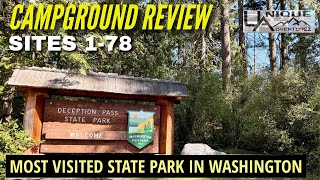 DECEPTION PASS STATE PARK CAMPGROUND REVIEW | FORREST LOOP SITE BY SITE REVIEW