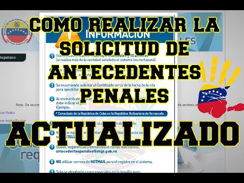 Como sacar el Papel de no Antecedentes Penales en Repub 