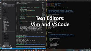 Celebrity CS Essentials 3: Text Editors - Vim and VSCode Wealth