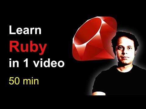 Ruby Programming in 1 video | Beginners Ruby HandsOn Crash Course  Interview FAQs |