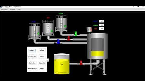 SCADA Color mixing Project