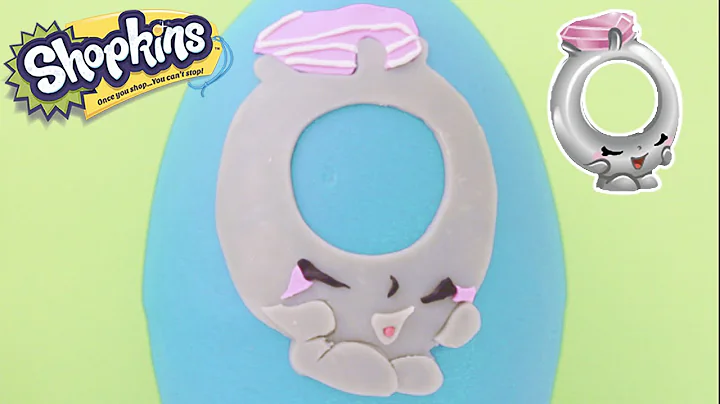 GIANT SHOPKINS Season 3 Play Doh Surprise Egg Limited Edition Ring A Rosie