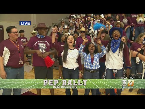 CBS 11 Pep Rally: Rowlett High School's AVID Program