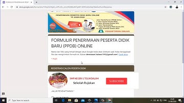 Tutorial Pendaftaran PPDB Online 2020
