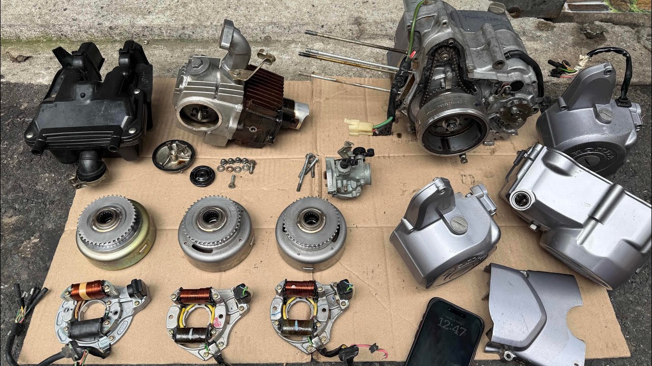 Phụ Tùng Dream Thái VS Máy cubtom 100 🔥Đầu Nòng , Lửa Dream Cọp ..,vv