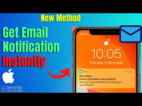 How to get Gmail notification on iphone instantly 202 [EASY]