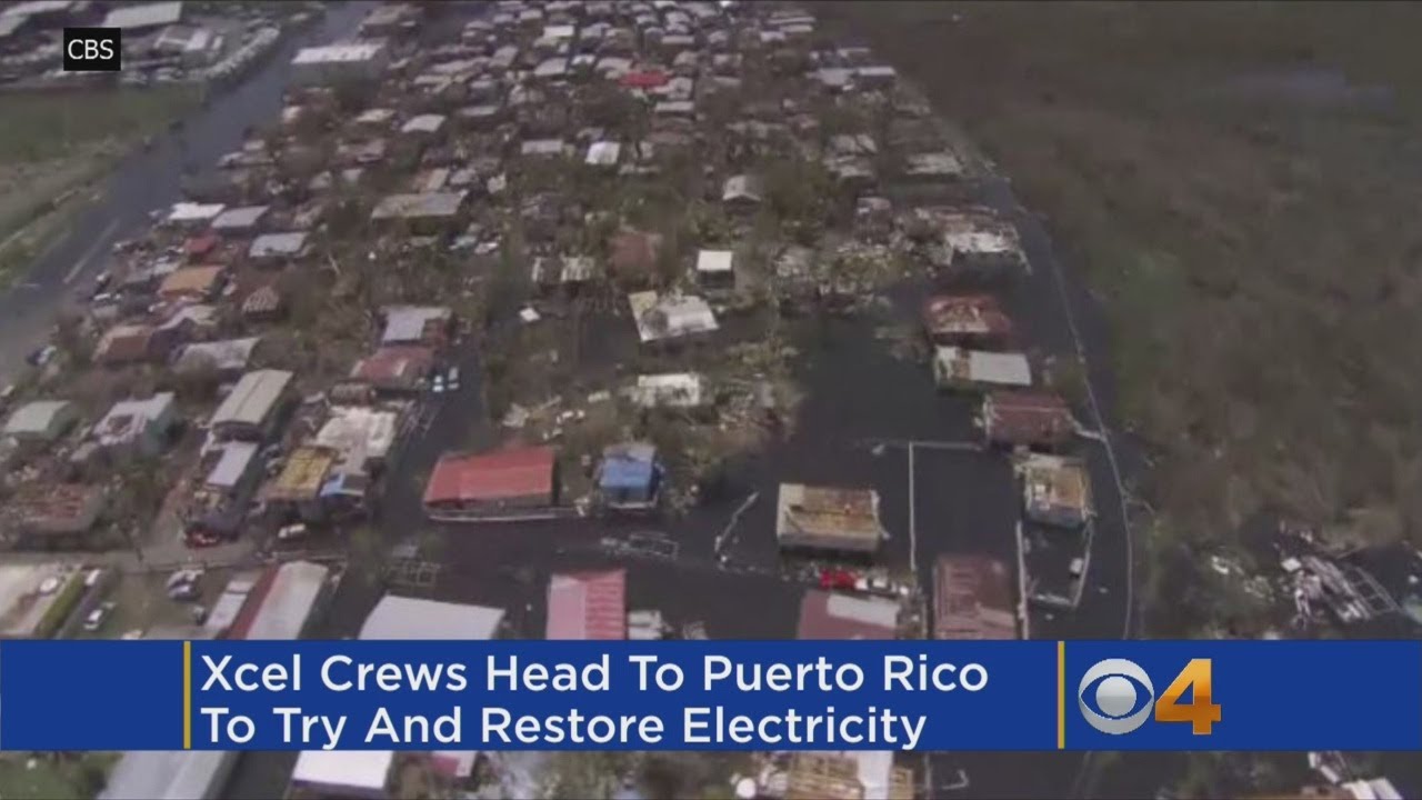 Xcel Energy Crews To Help Restore Power In Puerto Rico - YouTube