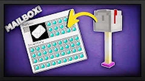 How to Make a Working MailBox | Minecraft Tutorial