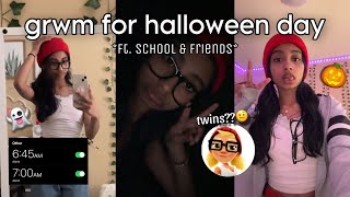 GRWM for School! *HALLOWEEN edition* (ft. school and friends)