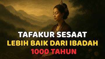 Tafakur Sesaat Lebih Baik dari Ibadah Seribu Tahun | Dalam Tasawuf, Falsafah Sunda dan Jawa