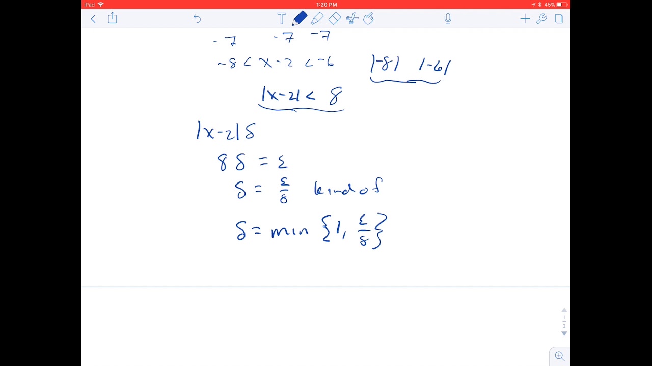 Proof of Limits 4 - YouTube