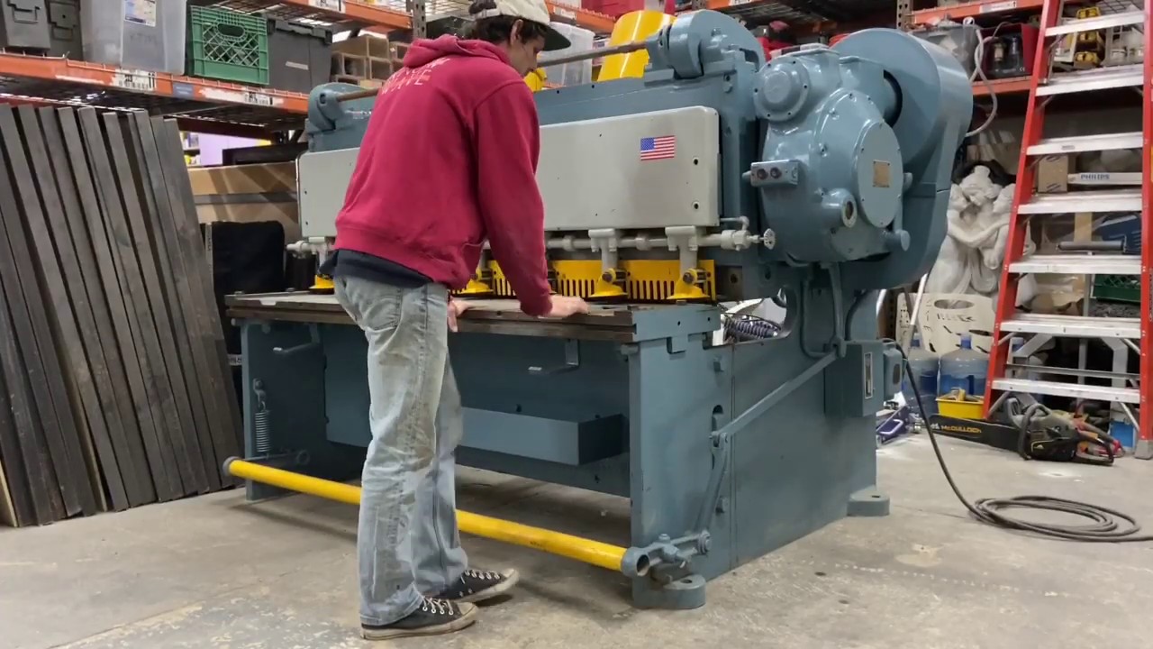 Cincinnati 1406 1/4" x 6' Mechanical Shear YouTube
