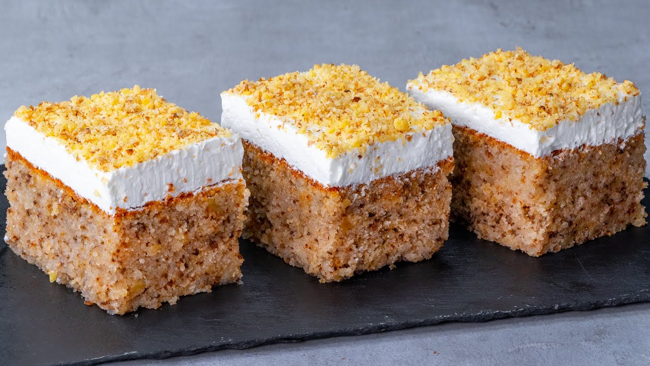 Así se prepara la base jugosa para tu pastel preferido con nueces