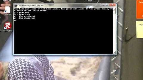 how to make a CMD quiz