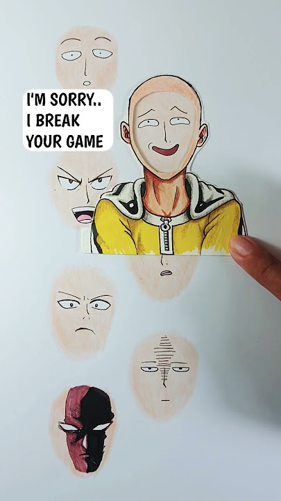 Reuchee on X: Saitama face from one punch man